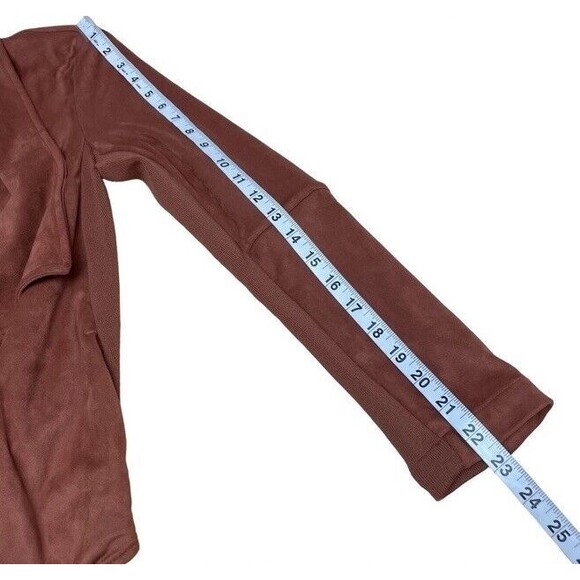 Good Hart by Matilda Jane Cordell Jacket Faux Suede Draped Lightweight Moto XS - Picture 9 of 10